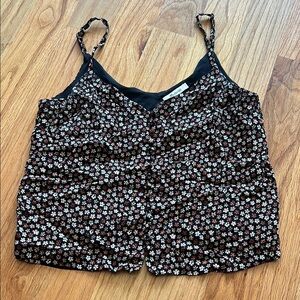 Madewell Floral Button Down Tank